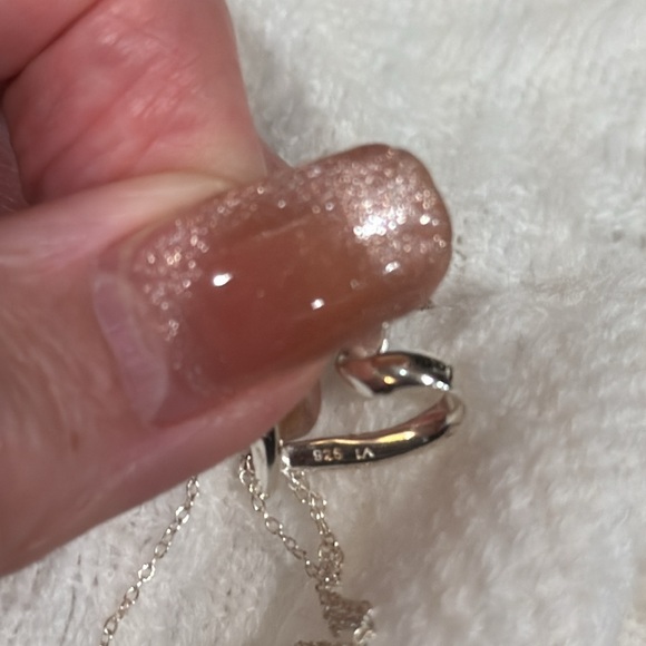 Grandma Engraved Heart Sterling Silver Necklace .925 stamped NWT and gift box - Picture 9 of 9